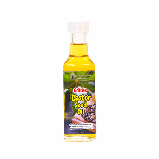 Cold Pressed Edible Castor Oil for Cooking, Internal and External Purposes (250 ML)
