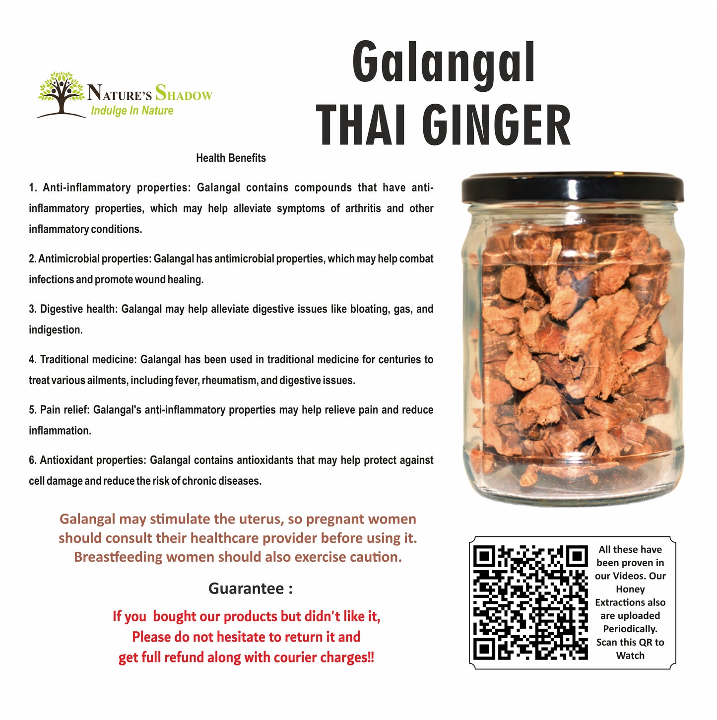 Galangal (Thai Ginger) - 100 Grams