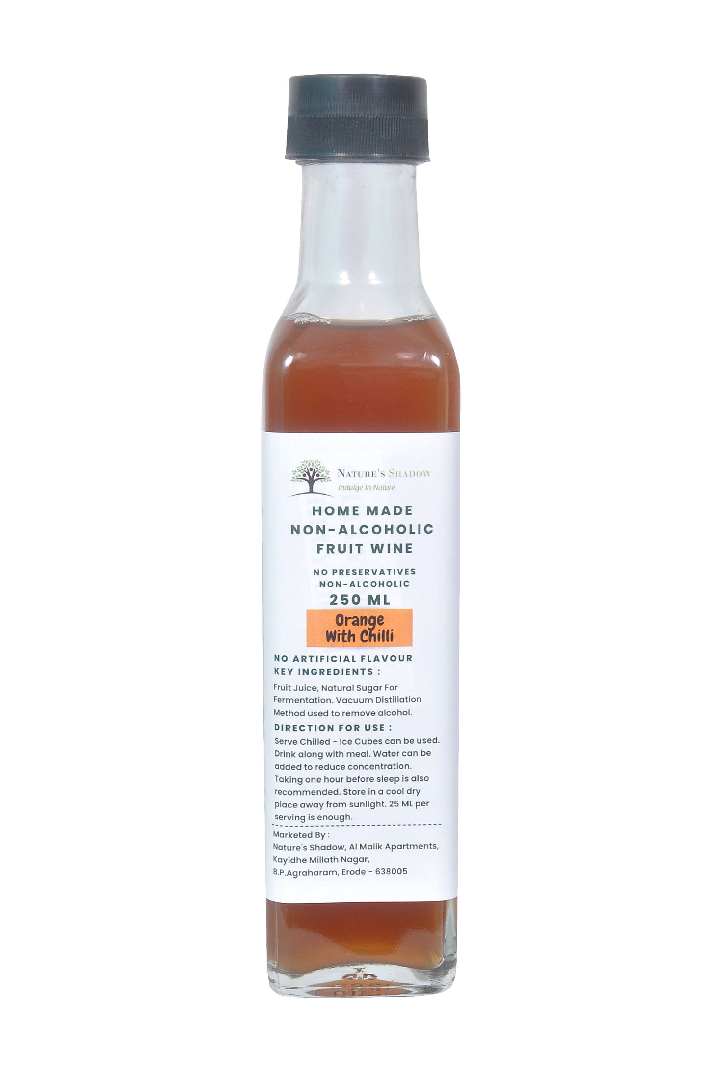 Home Made Non Alcoholic Wines - 250 ML