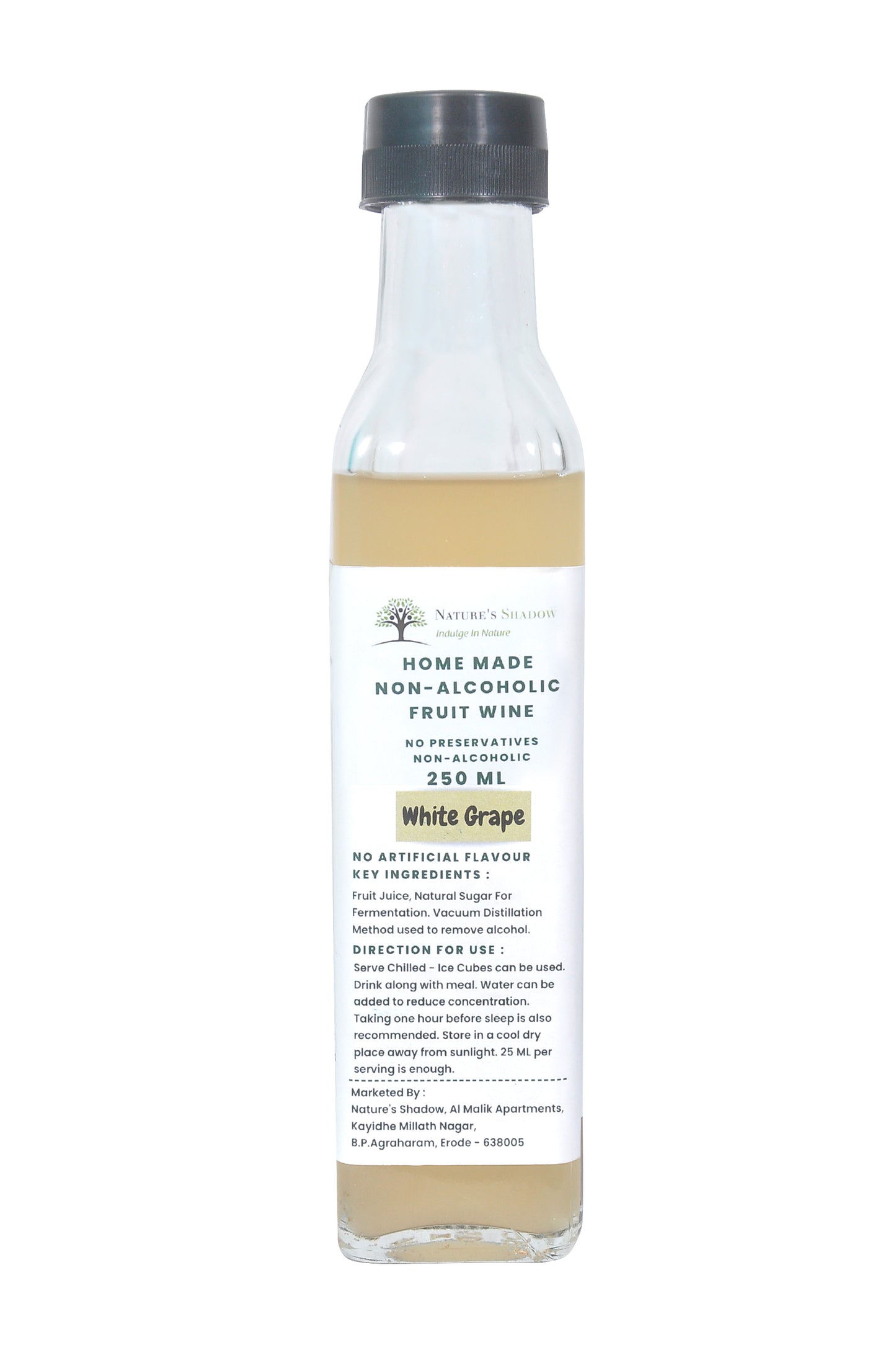 Home Made Non Alcoholic Wines - 250 ML