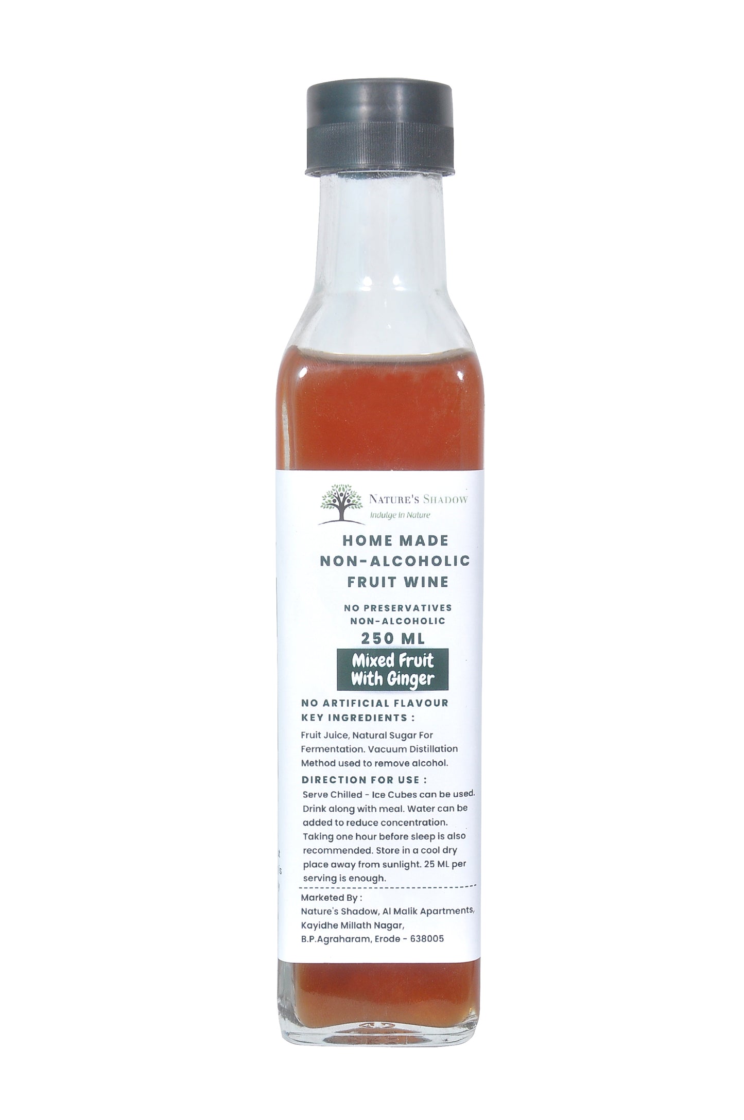 Home Made Non Alcoholic Wines - 250 ML