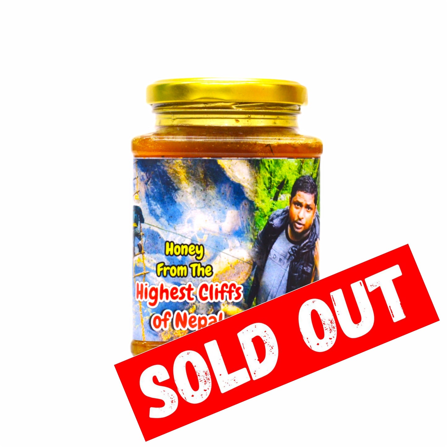 Nepal's Raw Cliff Honey In Crystalized Form