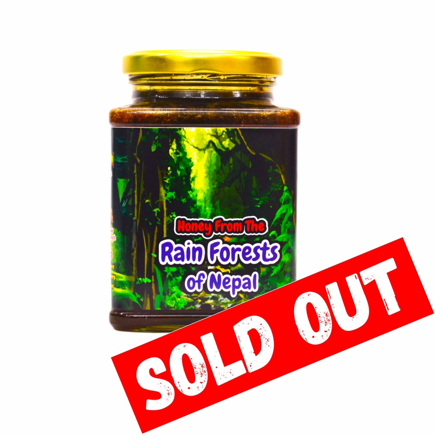 Nepalese Origin : Wild Honey From the Rain Forests Of Nepal (This honey might cryztallize easily)