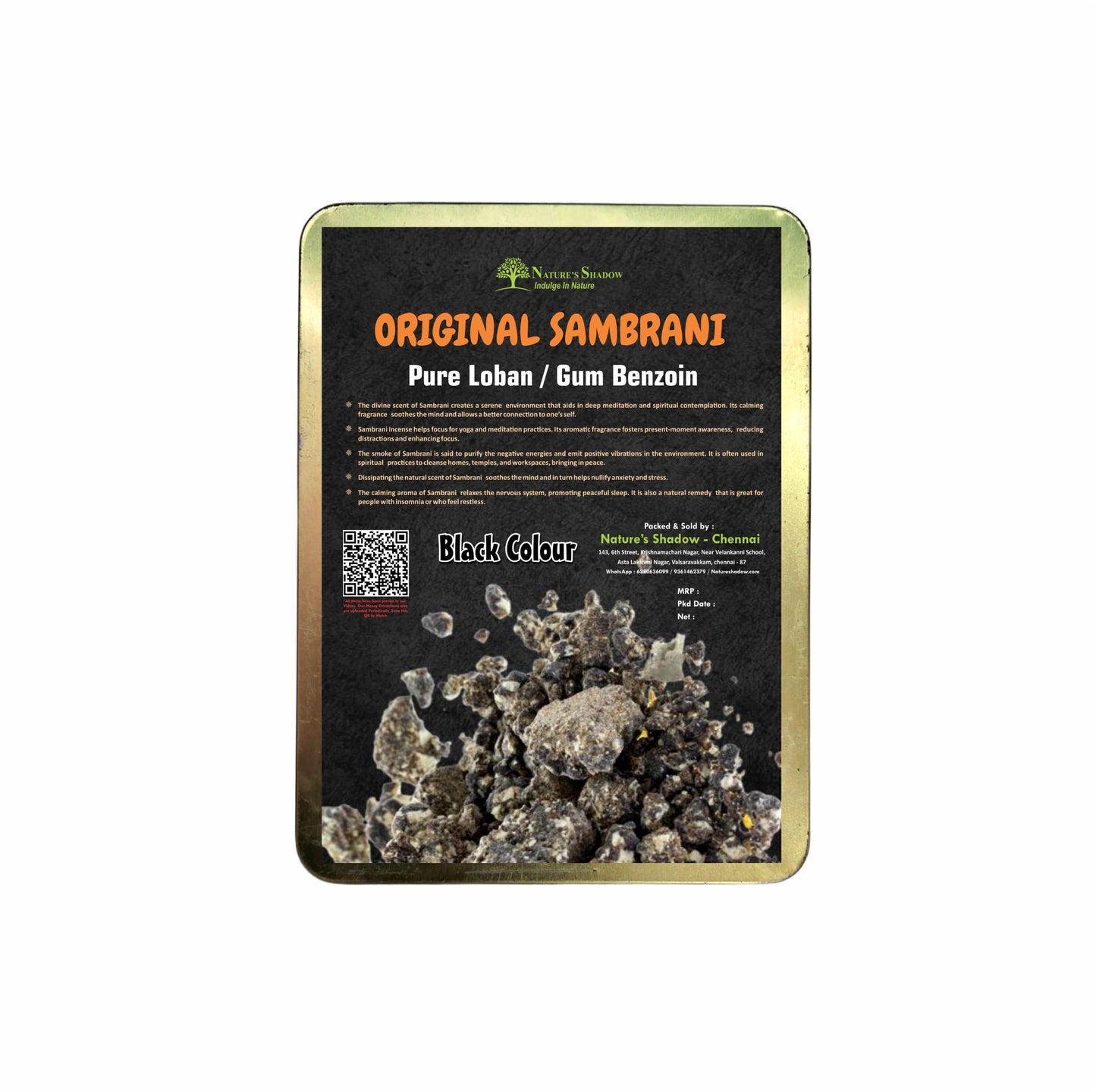 Original Sambrani Gum / Gum Benzoin / Loban