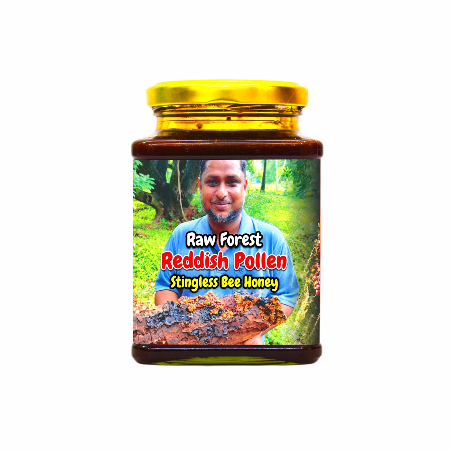 Raw Stingless Bee Forest Honey - Red Coloured Pollen - Sour Taste - From Dead Trees