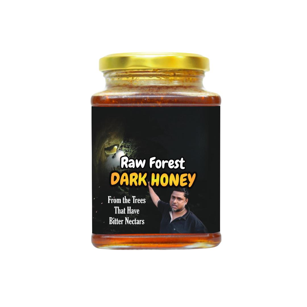 Dark Coloured Raw Forest Honey - Usually From Tree Hives on Trees Like Neem