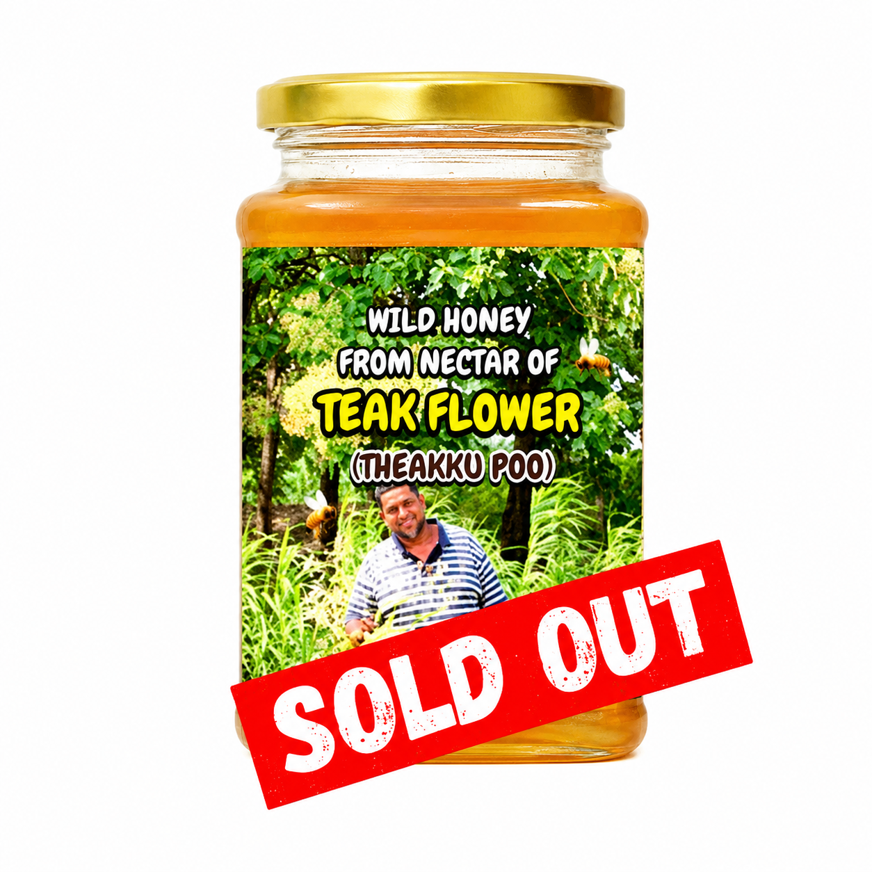 Wild Honey Extracted from the Nectars of Teak Flowers