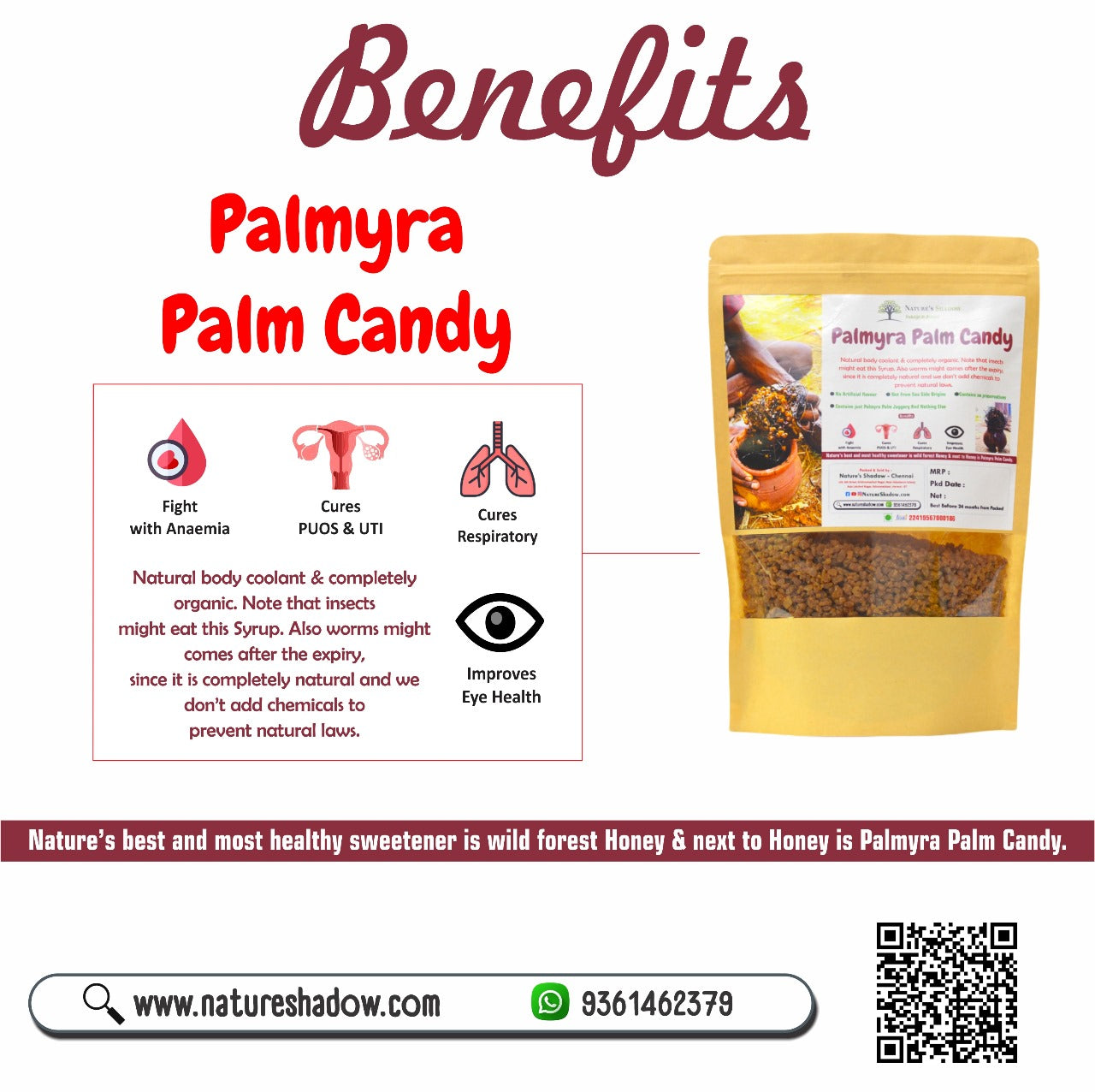Palmyra Palm Candy Small Size