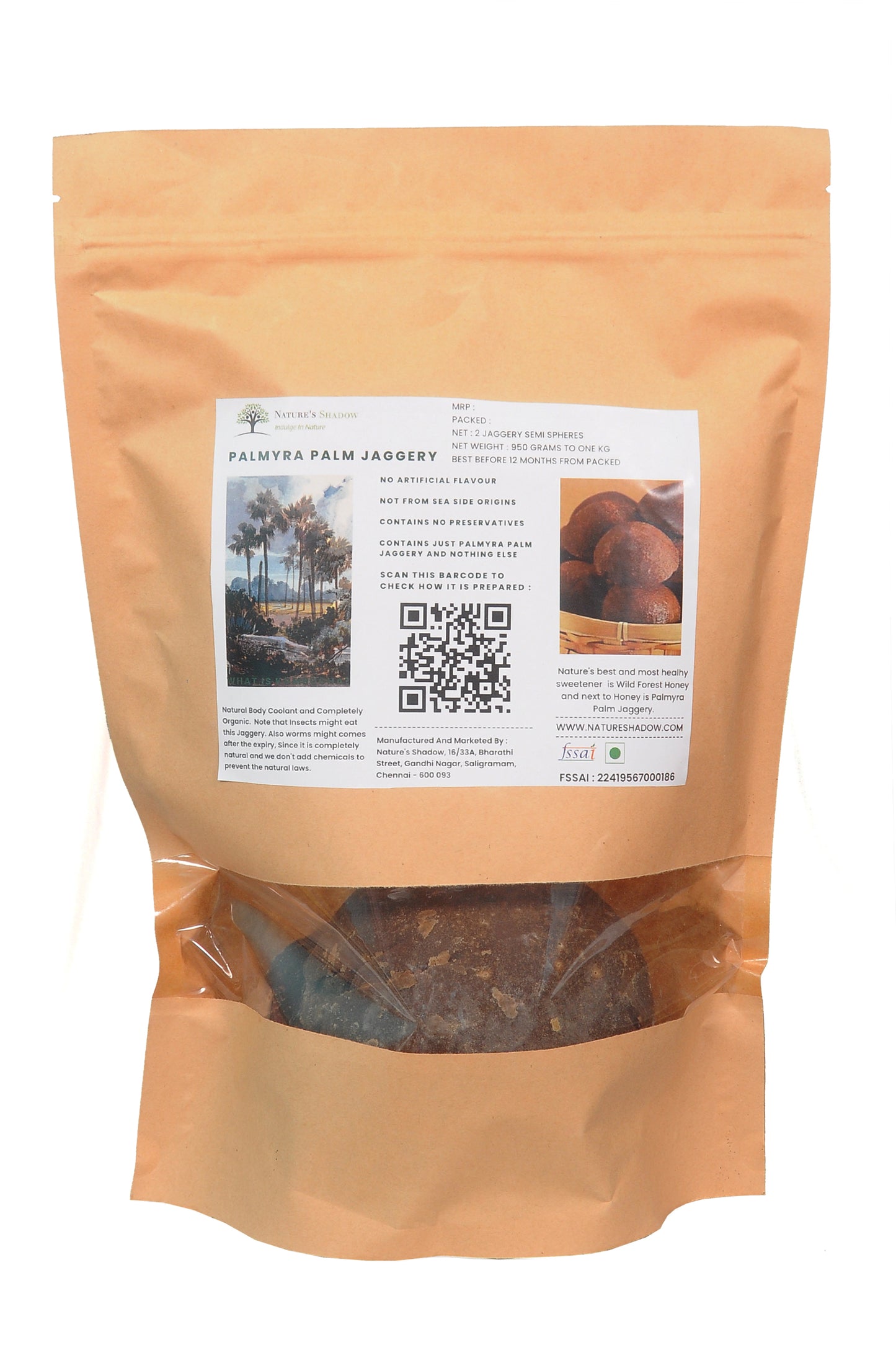 Palmyra Palm Jaggery - Pure and First Grade