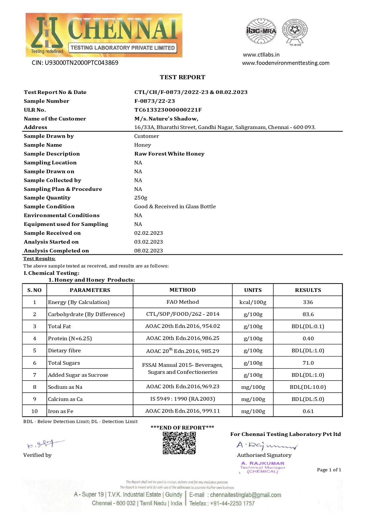 Raw Forest White Honey