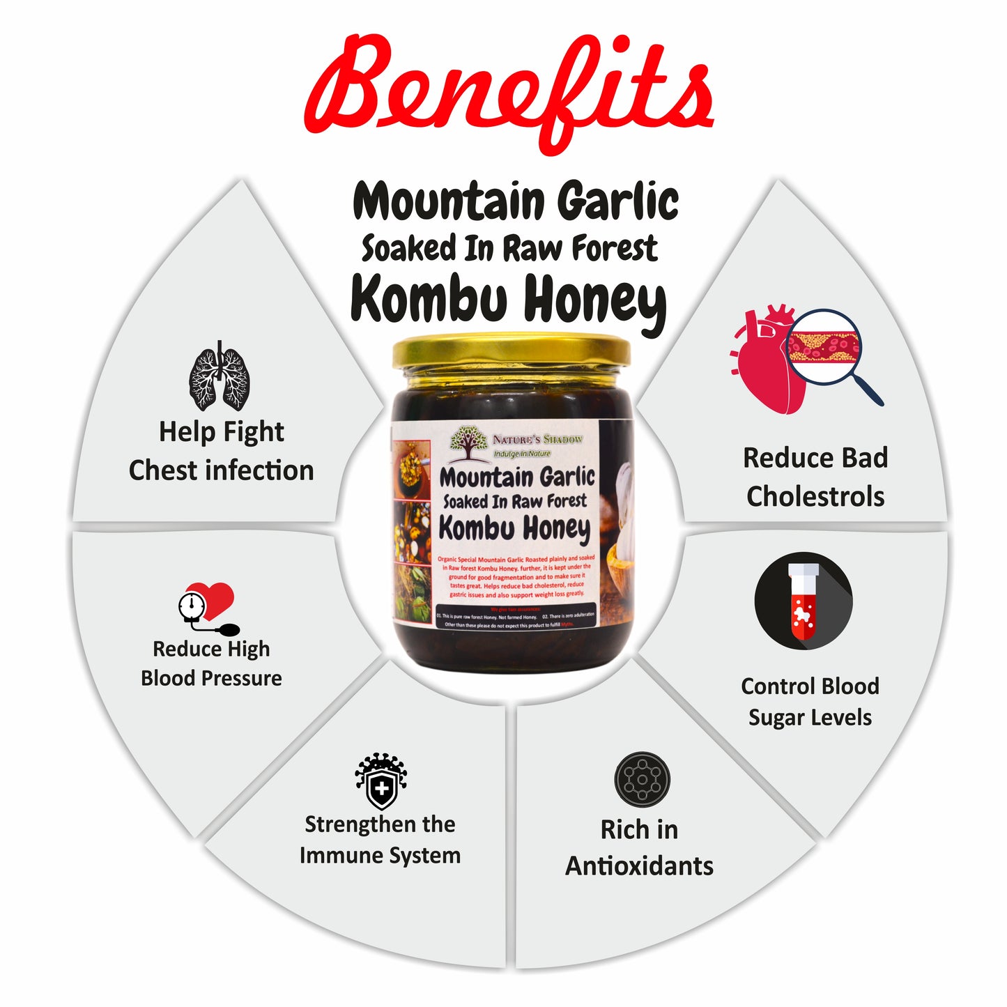 Mountain Garlic Soaked In Kombu Honey