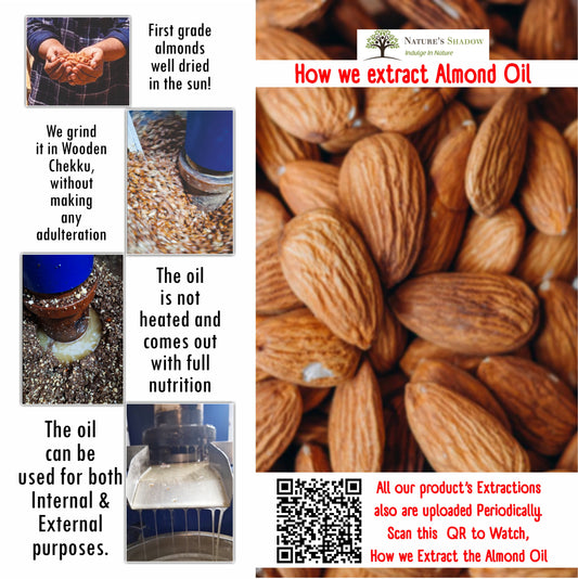 Cold Pressed Edible Grade Almond Oil (For Both Internal And External Purposes)