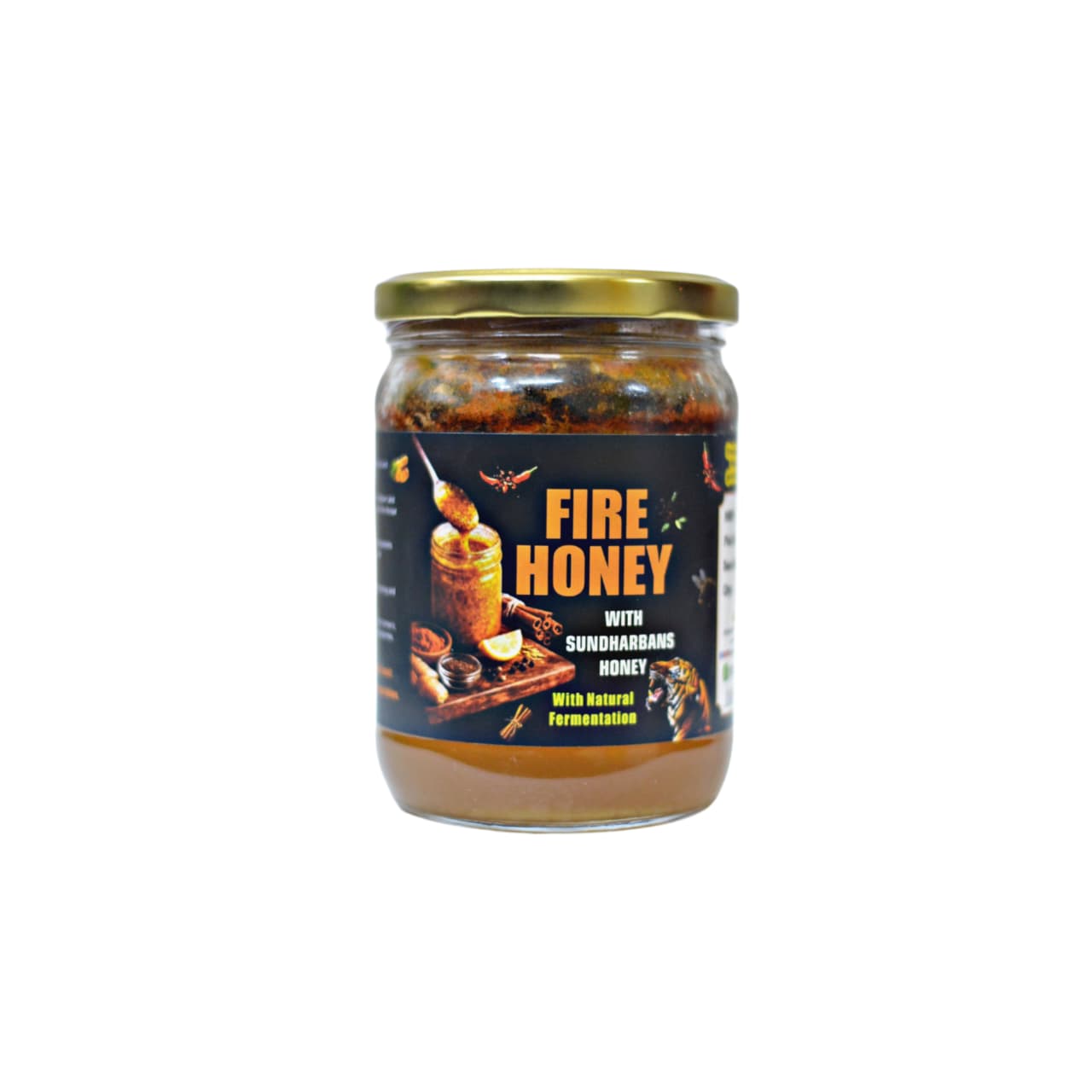 Fire Honey Using - Sundharbans Honey (Good Fermentation) From The Wild - 500 Grams