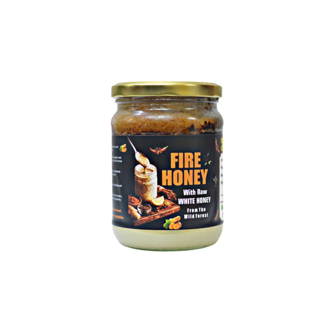 Fire Honey Using - White Honey From The Wild - 500 Grams