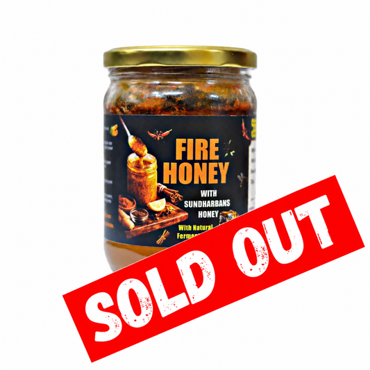 Fire Honey Using - Sundharbans Honey (Good Fermentation) From The Wild - 500 Grams