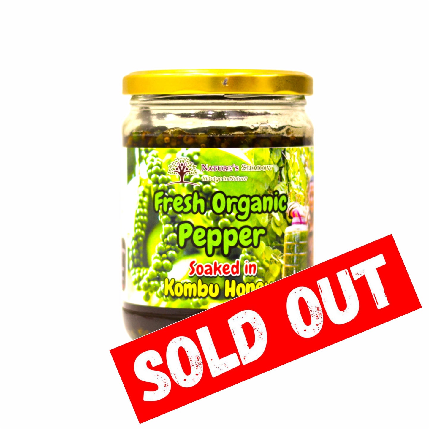 Organic Fresh Pepper Soaked In Kombu Honey - 200 Grams
