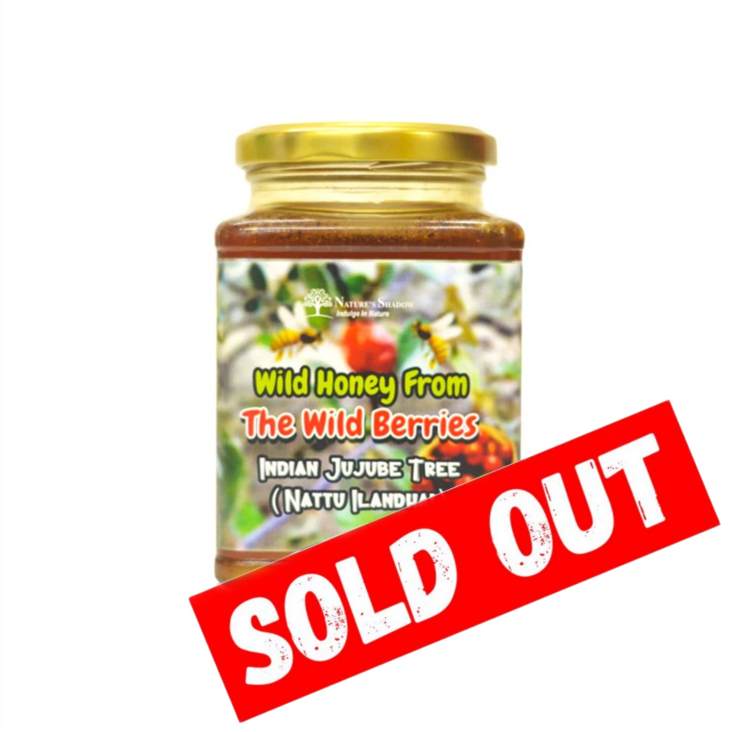 Wild Honey From The Wild Berries  -  Indian Jujube Berries Nectar - Slight Tangy And Sweet Taste Honey