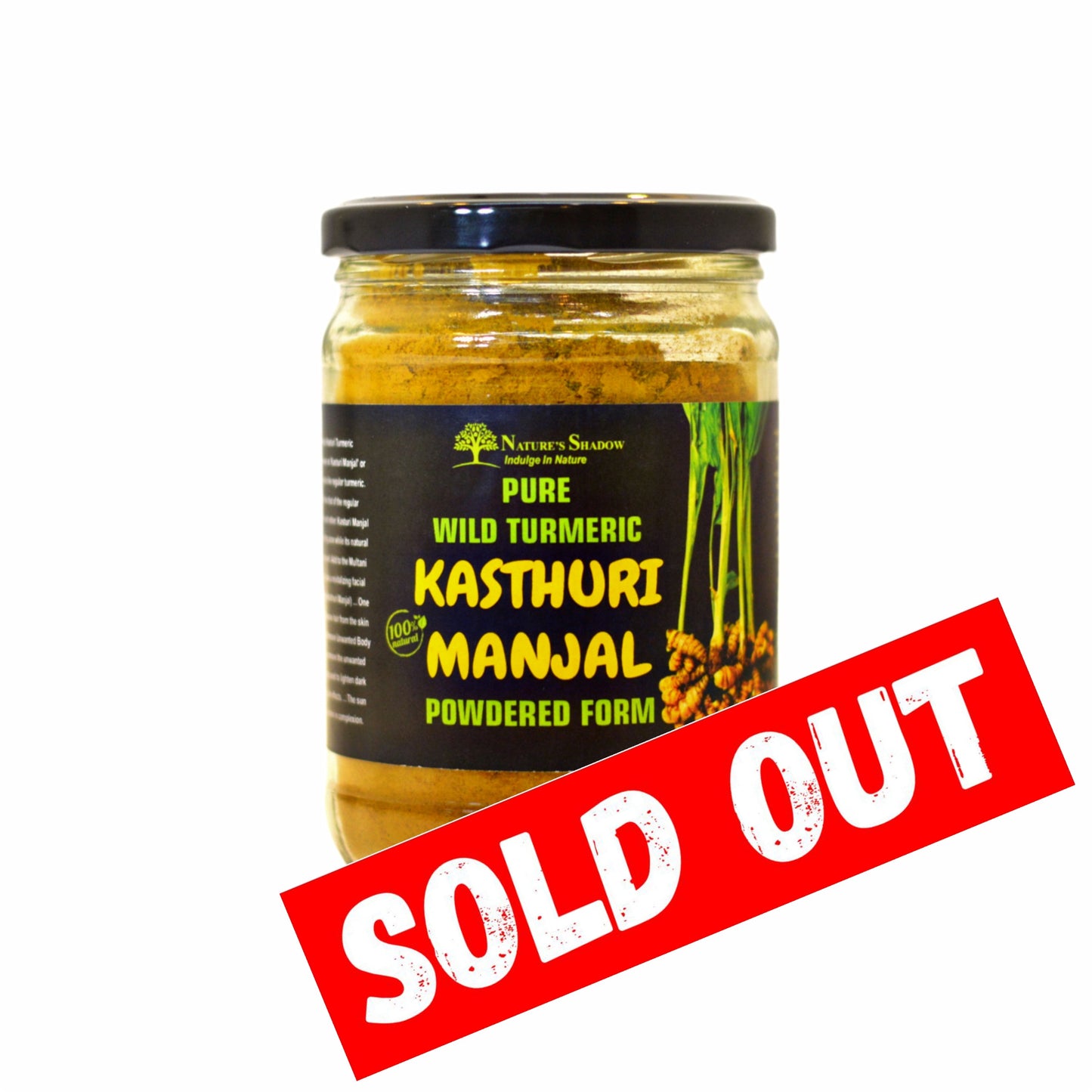 Pure Wild Turmeric/Kasthuri Manjal/Kasthuri Haldi - Origin - Villages Around Erode and Salem (Powdered Form, 250 Grams)