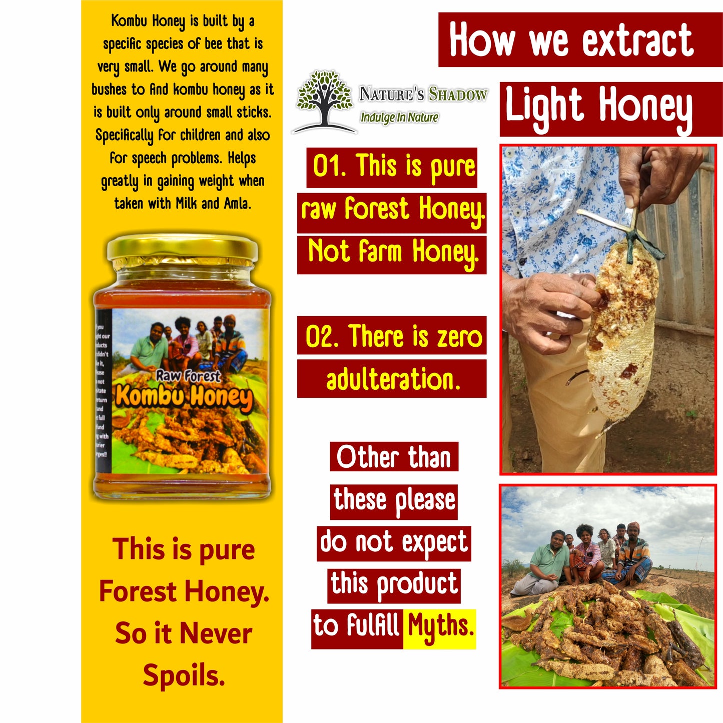 Raw Forest Kombu Thaen - Kombu Honey