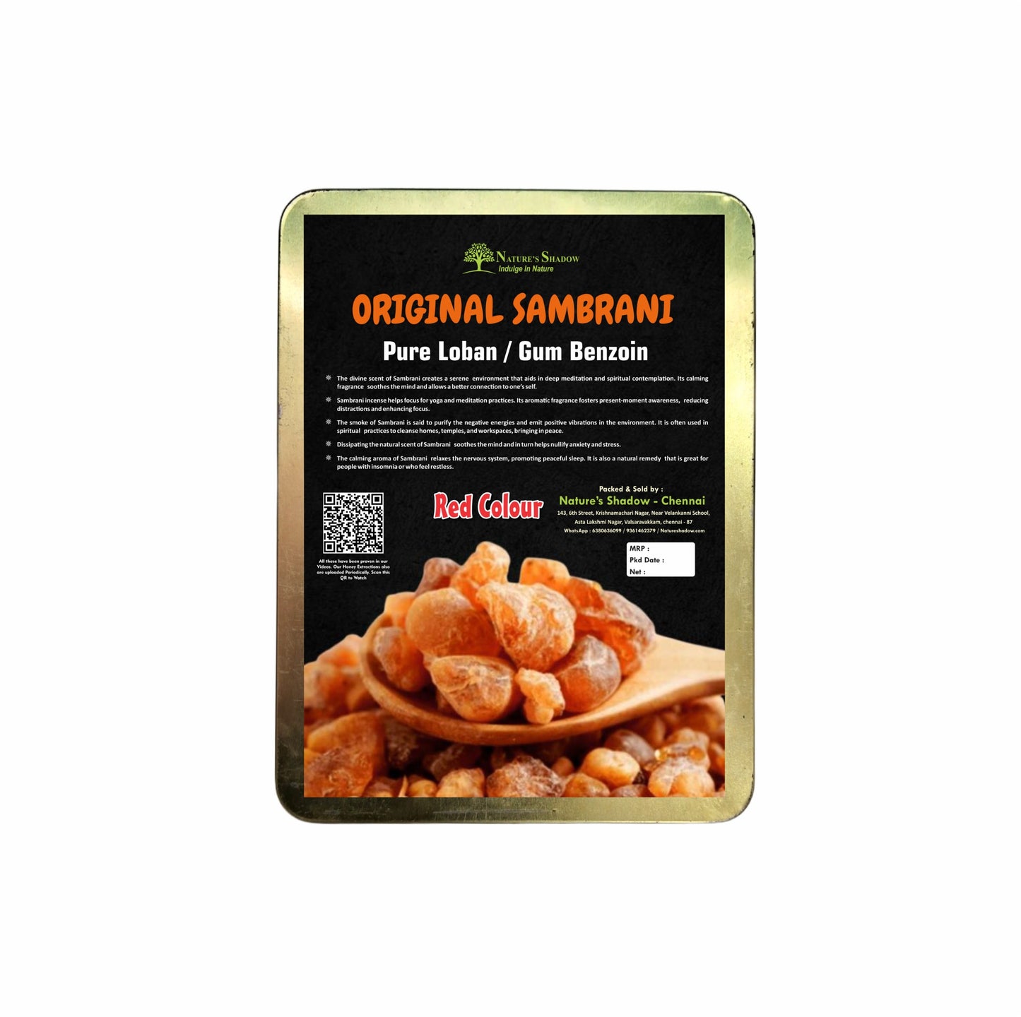 Original Sambrani Gum / Gum Benzoin / Loban