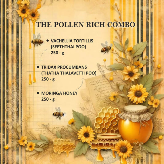 The Pollen Rich Wild Honey Combo