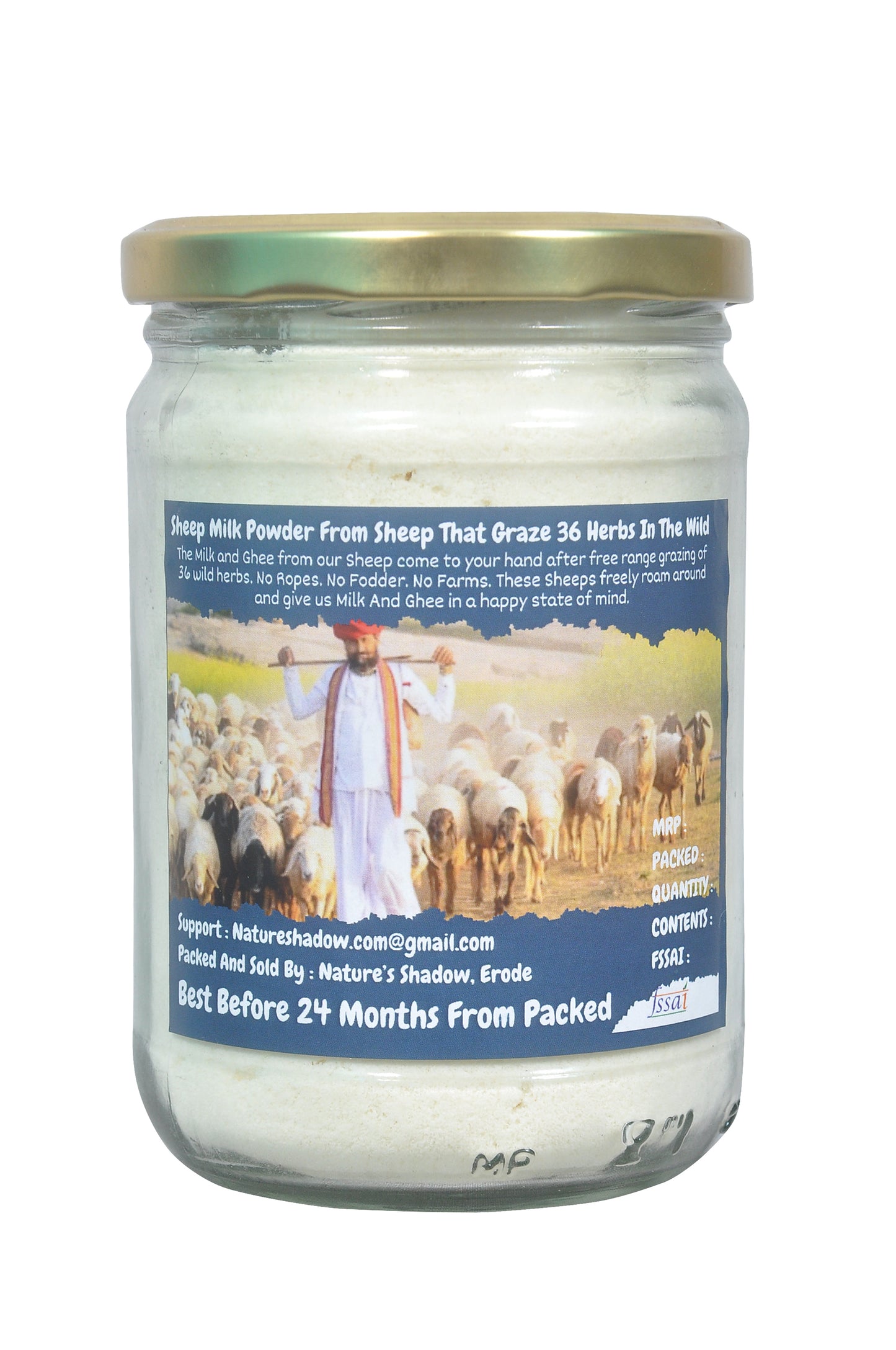 Sheep Milk Powder – Grazing  Free Range Sheeps of Rajasthan