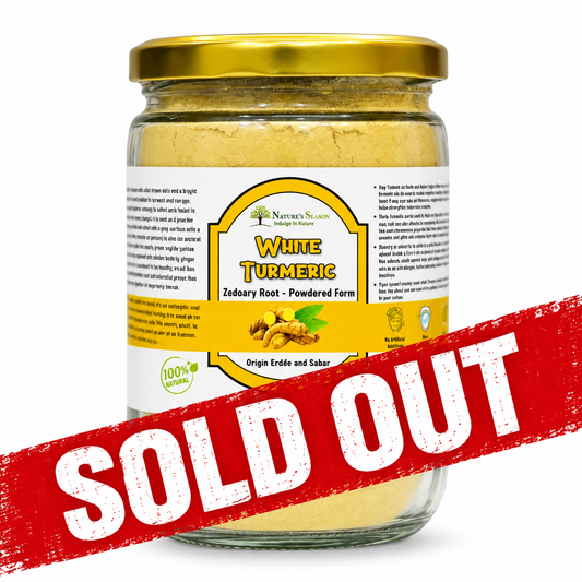 Pure White Turmeric / Zedoary Root / Poolankilangu for Skin and More - Origin Erode and Salem (Powdered Form, 100 Grams)