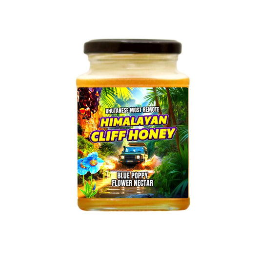 Bhutanese Most Remote Himalayan Cliff Honey - Blue Poppy Flower Nectar