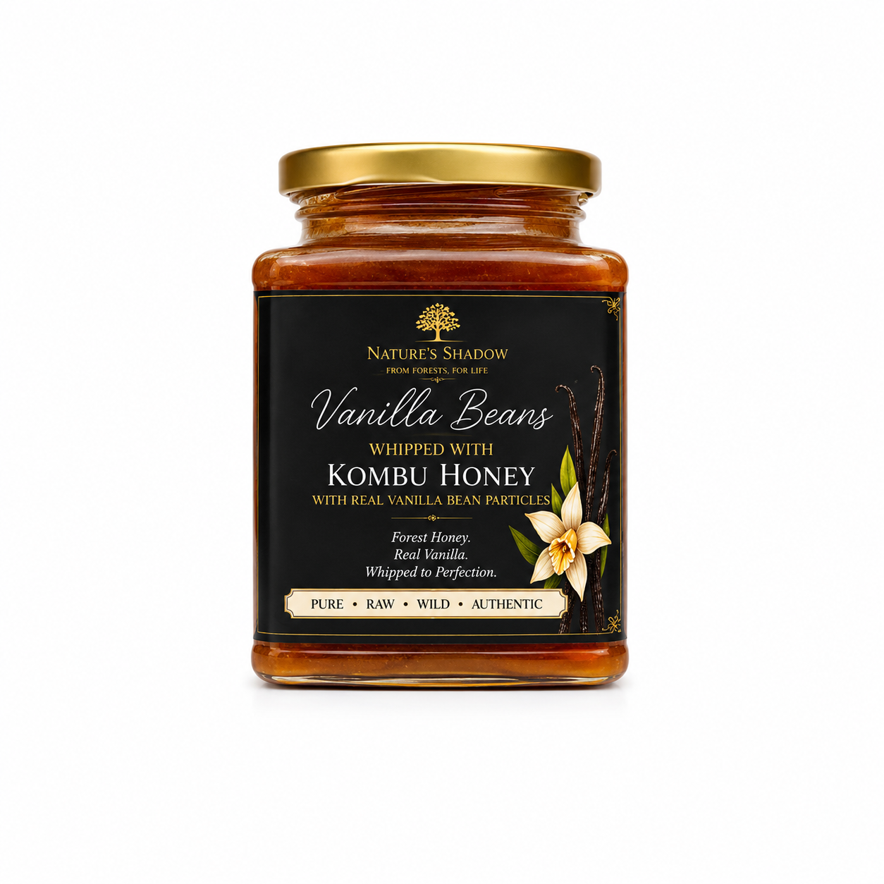 Vanilla Beans Whipped Kombu Honey