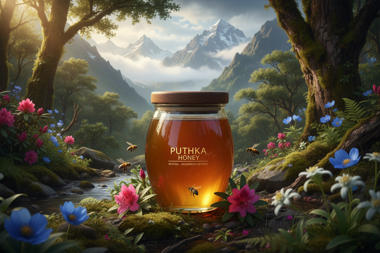 World's Rarest Puthka Honey From The Wilderness Of Bhutan Direct Extraction - Hunt During The Month Of Jan 2026 - It is a type of Stingless Bee Honey
