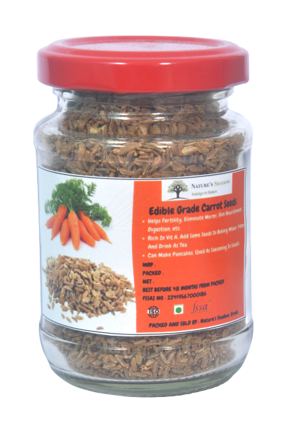 Edible Grade Carrot Seeds - 200 Grams