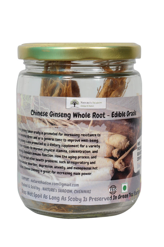 Chinese Ginseng Whole Root - 100 Grams